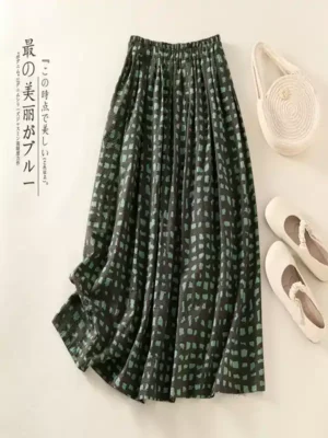 百搭印花半身裙